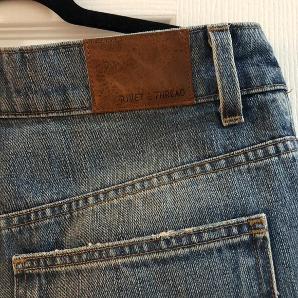 Madewell Rivet & Thread High Rise Slim Boyjeans - Picture 6 of 7